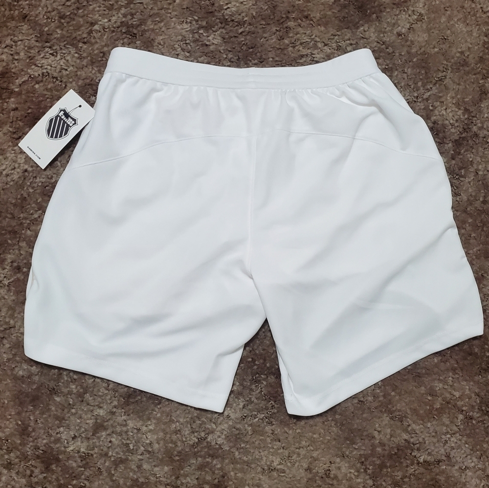 K-Swiss White Athletic Shorts